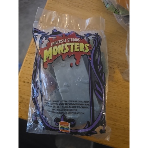 Burger King Kids Club 1997 Universal Studios Monsters Frankenstein New Sealed - Picture 4 of 7